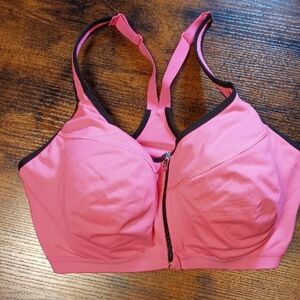 NWOT Victoria's Secret Sport Hot Barbie Pink 38DD  padded Underwire Sports Bra